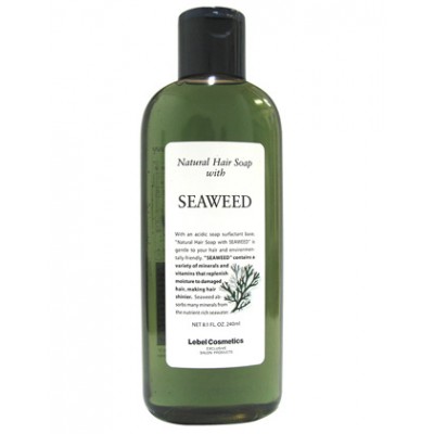 Шампунь Hair Soap with Seaweed для нормальных волос и слабо повреждённых волос с экстрактом морских водорослей, 240 мл.