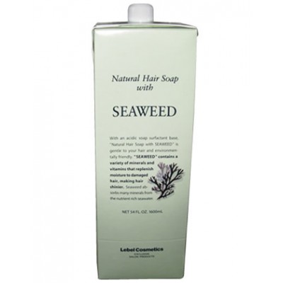 Шампунь Hair Soap with Seaweed для нормальных волос и слабо повреждённых волос с экстрактом морских водорослей. 1600мл.