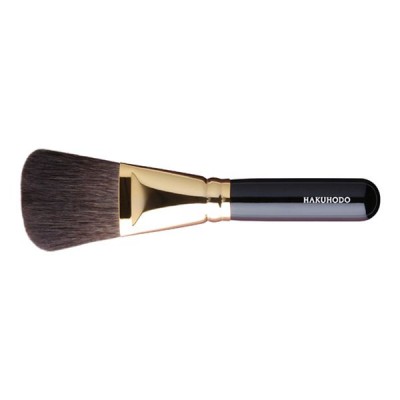 Кисть Hakuhodo для завершающего макияжа S102Bk Finishing Brush Round & Flat