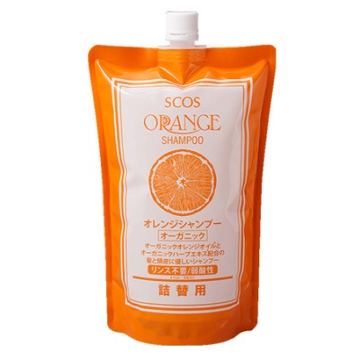 Orange Shampoo, сменная мягкая упаковка (рефил-пак), SCOS, 700 мл. 
