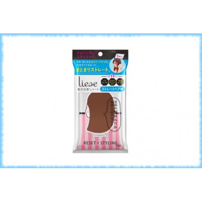 Набор влажных салфеток для волос Liese Hair Reset Sheet, 5 шт.