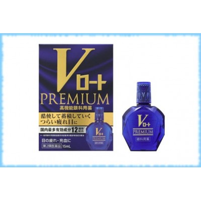 Глазные капли Rohto V Premium, Rohto, 15 мл.