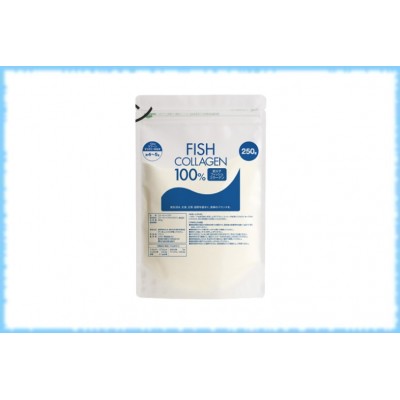 Рыбный коллаген в порошке, Fish Collagen 100%, Nichie, 250 гр.