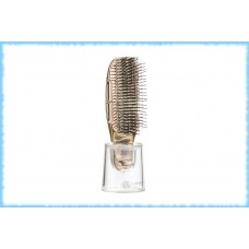 Укороченная массажная расческа с подставкой Scalp Brush World Premium Short Type, S-Heart-S, 572 зубчика
