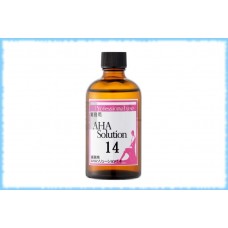 La Mente Профессиональное средство для пилинга для чувствительной кожи AHA Solution 14 (гликолевая кислота 14%), 100 мл.