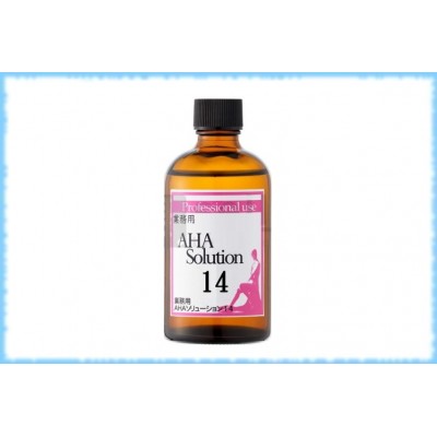 La Mente Профессиональное средство для пилинга для чувствительной кожи AHA Solution 14 (гликолевая кислота 14%), 100 мл.