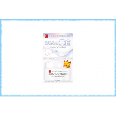 Отбеливающий гель 6-в-1 Nameraka Honpo Medicated Whitening Gel, Sana, 100 гр.