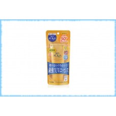 Глубокоувлажняющая солнцезащитная эссенция Rohto Skin Aqua Super Moisture Essence Gold Sunscreen, 80 гр.